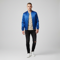 Men's Satin Bomber Jacket